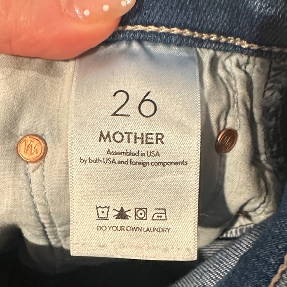 MOTHER The Twister Ankle Jeans – Size 26 in Across the Finish Line Like New - Picture 10 of 12